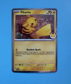 Pikachu (Pokemon Day 2026) 051/162 Promo TEF - Pokemon TCG - NM - Image 1