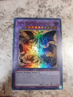 Grapha Dragon Overlord of Dark World SR13-EN041 Yugioh CCG Ultra Rare 1st Ed - Image 1