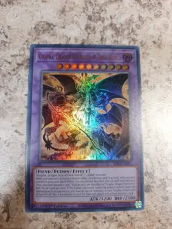 Grapha Dragon Overlord of Dark World SR13-EN041 Yugioh CCG Ultra Rare 1st Ed - Image 2