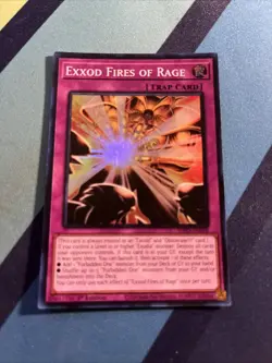 Exxod Fires of Rage - INFO-EN068 - Super Rare - 1st Edition Near Mint Yugioh! Ca - Image 1
