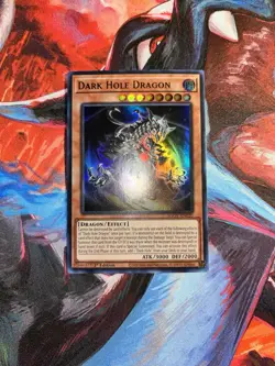 Yugioh! Dark Hole Dragon AGOV-EN020 Ultra Rare 1st Edition NM - Image 1