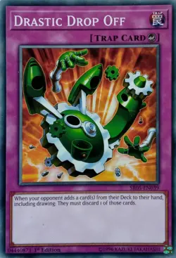 SR05-EN039 DRASTIC DROP OFF COMMON 1ST EDITION YuGiOh CARD - Image 1