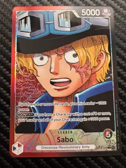 Sabo (Alternate Art) OP13-004 Carrying on His Will Foil 5000 Power - Image 1
