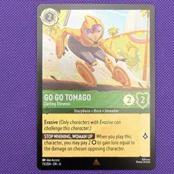FOIL Lorcana Azurite Sea - Go Go Tomago - Darting Dynamo | 73/204 Rare Disney - Image 1