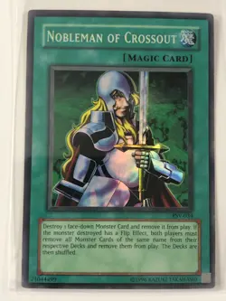 Vintage Yugioh Card Nobleman of Crossout PSV-034 LP-MP - Image 1