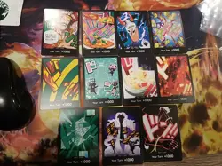 One Piece TCG English 11 Don Card Lot: 10 Regular 1 Holo (Gol.D.Roger) - Image 1