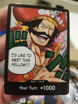 One Piece TCG English 11 Don Card Lot: 10 Regular 1 Holo (Gol.D.Roger) - Image 4