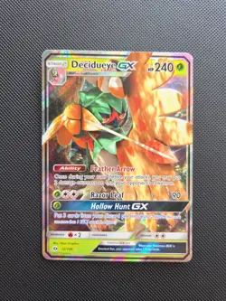 Pokemon Decidueye GX 12/149 Ultra Rare Card Sun& Moon Base Set - Image 1