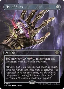 MTG English Fist of Suns (Borderless) NM Normal - Image 1