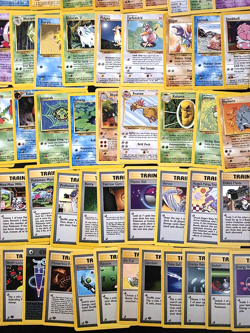 Pokemon 140 Card Lot No Duplicates Fossil Jungle Base Set 2 Neo Legendary Gym - Image 4
