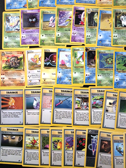 Pokemon 140 Card Lot No Duplicates Fossil Jungle Base Set 2 Neo Legendary Gym - Image 5