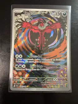 Pokemon TCG Yveltal Paradox Rift Illustration Rare Card 205/182 - Image 1