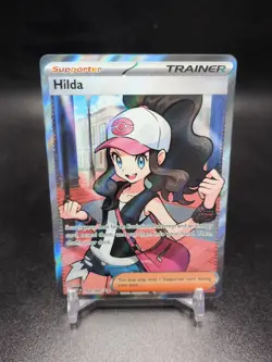 Hilda 164/086 Full Art Ultra Rare White Flare Holo Pokemon TCG Card - Image 1