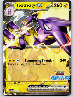 Toxtricity ex-(Illustration Contest 2024) 215 - SV: Scarlet & Violet Promo Card - Image 1