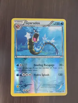 Pokemon Gyarados TCG Reverse Holo Card Legendary Treasures 31/113 - Image 1