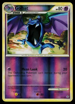 Pokemon Card - Golbat Unleashed 30/95 Uncommon Reverse Holo - Image 1
