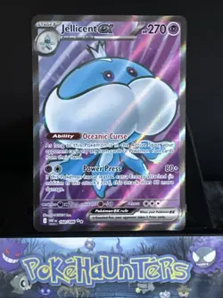 Pokemon Card Jellicent EX 160/086 White Flare Full Art Ultra Rare NM - Image 1