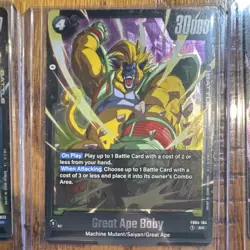 Bandai Dragon Ball Super BT3 FB04 Foil SR Card Lot Goku Frieza Majin Buu - Image 4