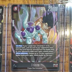 Bandai Dragon Ball Super BT3 FB04 Foil SR Card Lot Goku Frieza Majin Buu - Image 5