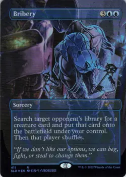 MTG Bribery (411) | NM Foil | Secret Lair Kaito Shizuki {SLD} - Image 2