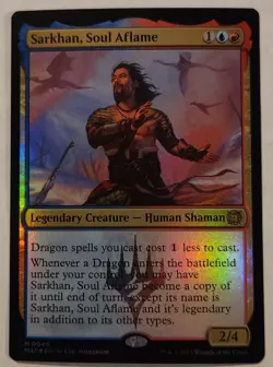 Sarkhan, Soul Aflame MAT #46 Mythic Foil NM+ - Image 1