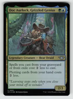 Doc Aurlock, Grizzled Genius*Foil* OTJ 201 NM - Image 1