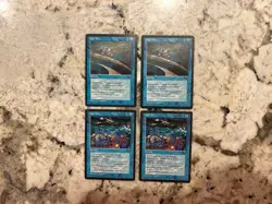 Mtg High Tide x4 - Magic the Gathering High Tide Playset Played-Hp - Image 1