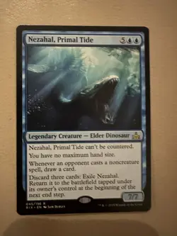 MTG - Nezahal, Primal Tide - Rivals of Ixalan - NM - Image 1