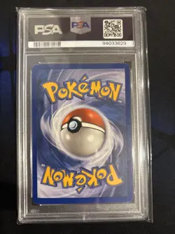 2006 Pokemon Gold Star Alakazam Holo Ex Crystal Guardians PSA 6 - Image 2