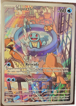 Squirtle 148/142 – Stellar Crown SV07 Pokemon TCG NM 148 - PORTUGUESE - Image 1