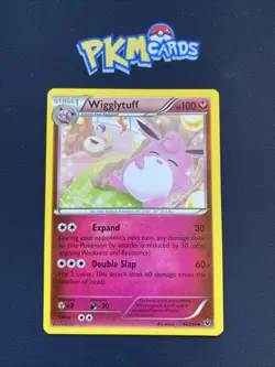 Pokemon TCG Wigglytuff Fates Collide 66/124 Regular LP. - Image 1