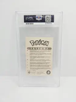 PSA 8 NM-MT Vintage 2000 Merlin Pokemon Tattoos Gengar Blastoise - Image 4