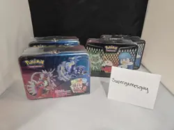 Koraidon & Miraidon Pokemon Collector's Chest Lunchbox Tins Fall 2023"God Box" - Image 1
