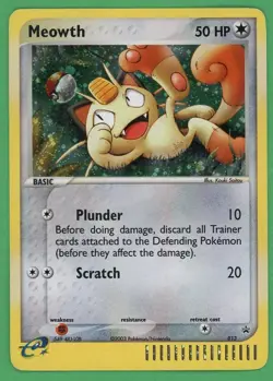 Meowth Pokemon E Series Promo Black Star Promo 013 - Image 1