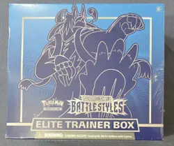 Pokemon TCG Sword & Shield - Battle Styles - Elite Trainer Box ETB - (BLUE) - Image 1