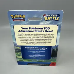 Pokemon My First Battle Two Mini Starter Decks Pikachu & Bulbasaur Sealed Pack 820650852534 - Image 3