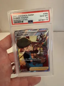 Bird Keeper 193/190 FA SR Pokemon 2020 Shiny Star V Japanese PSA 10 Gem Mint - Image 2