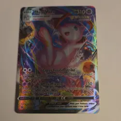 Mew VMAX Alternate Art Secret Rare VMAX Holo 269/264 Fusion Strike Pokemon TCG - Image 1