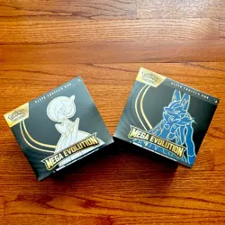 Pokemon Mega Evolution Elite Trainer Box Set Gardevoir & Lucario 2 Boxes - Image 1