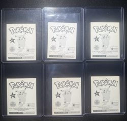 1999 Pokemon Merlin Prism Sticker Lot of 6 - Image 2