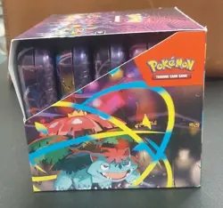 Pokemon TCG Mega Evolution Mini Tin Display 10 Tins Sealed 2 Conplete Sets - Image 4