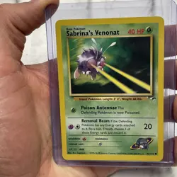 POKEMON GYM HEROES Sabrina's Venonat 96/132 Vintage Vtg Common WOTC LP+ Pokemon - Image 1