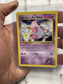 Pokemon TCG Sabrina's Mr. Mime Gym Heroes 94/132 Regular Unlimited Common NM/MT - Image 1