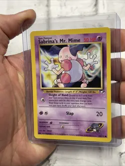 Pokemon TCG Sabrina's Mr. Mime Gym Heroes 94/132 Regular Unlimited Common NM/MT - Image 2