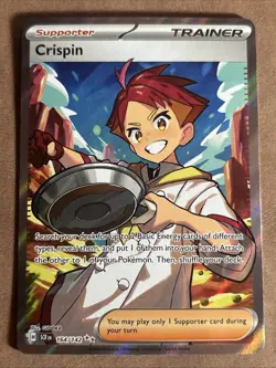 Pokemon Crispin Full Art Stellar Crown 164/142 NM - Image 1