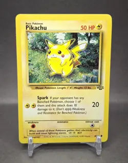 Pokemon TCG Pikachu 60/64 Jungle Regular NM-LP - Image 1