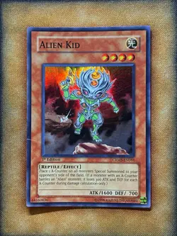 Yugioh Alien Kid CRMS-EN084 Super Rare 1st Ed LP - Image 1