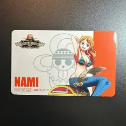 S1211 Nami Japanese One Piece Mugiwara Store Limited Sticker - Image 1