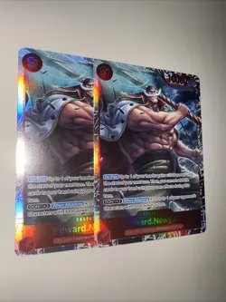 One Piece - Paramount War - OP02-004 Edward Newgate SR English x2 - Image 2