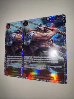 One Piece - Paramount War - OP02-004 Edward Newgate SR English x2 - Image 3